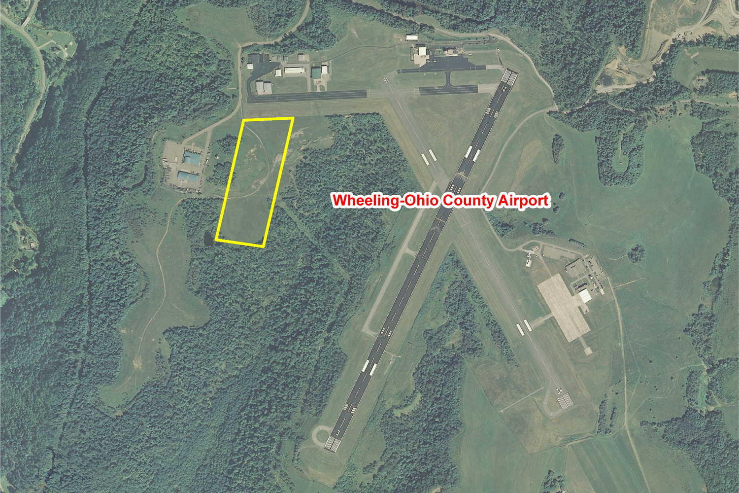 Wheeling Air Industrial Park Aerial 2 Parcel 2